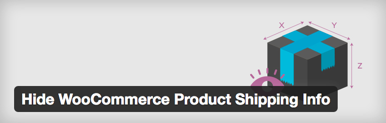 Plugin page for "Hide WooCommerce Shipping Information"